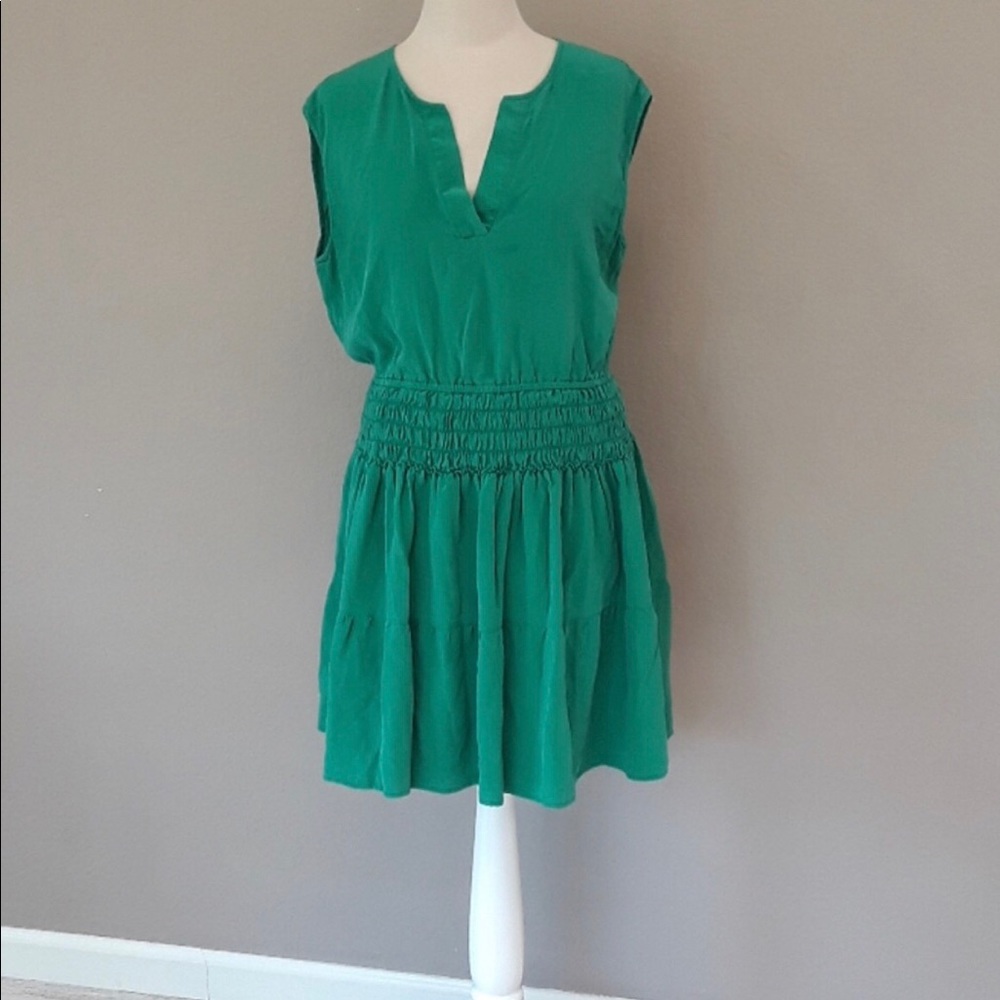J Crew Green Dress